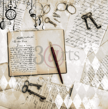 13 @rts - BACK IN TIME Paper Set - 12x12 Inch - Messy Papercrafts