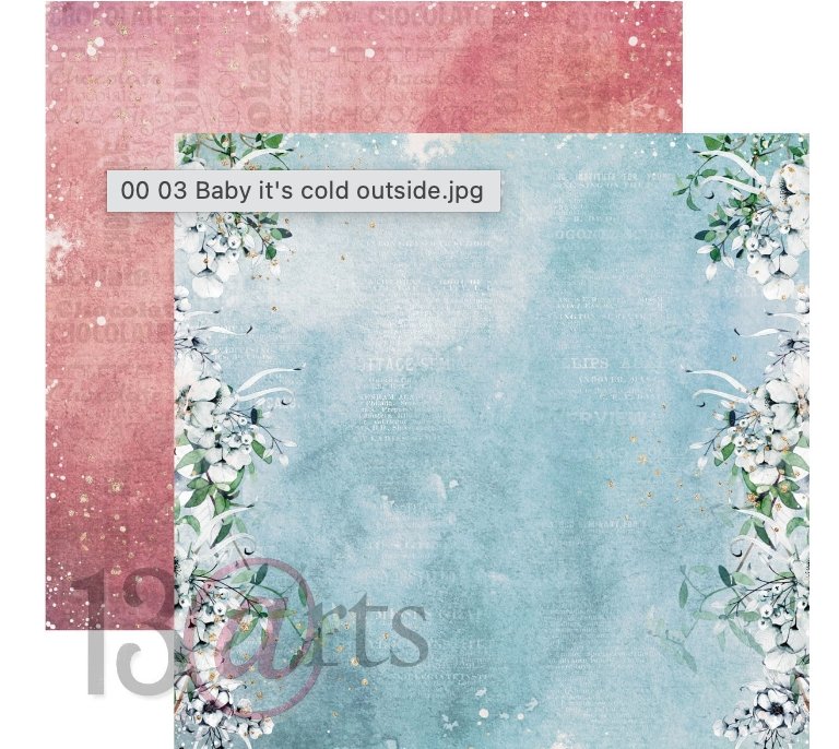 13 @rts - HOME SWEET HOME Paper Set 12x12 Inch 13 @rts