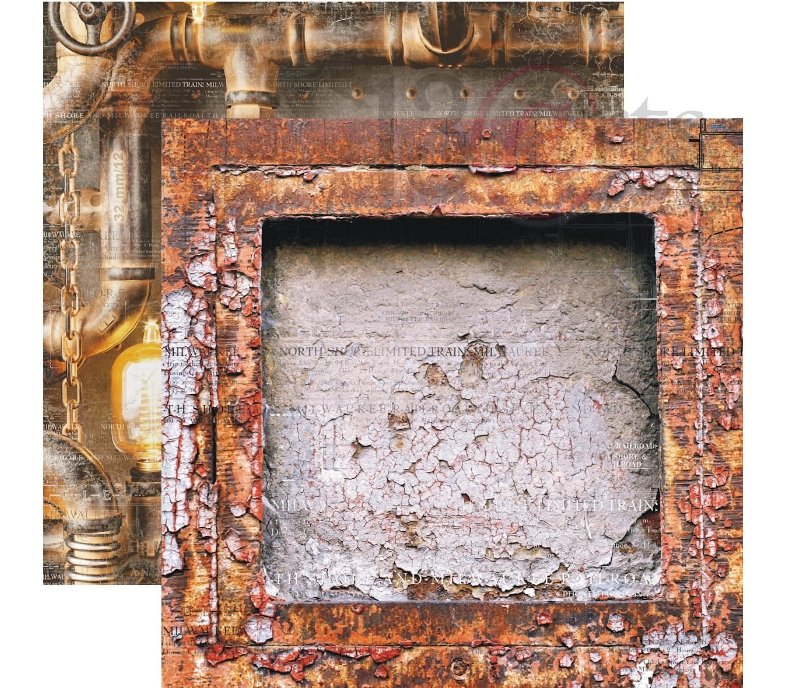 13 @rts - INDUSTRIAL ZONE Paper Set 6x6 Inch 13 @rts