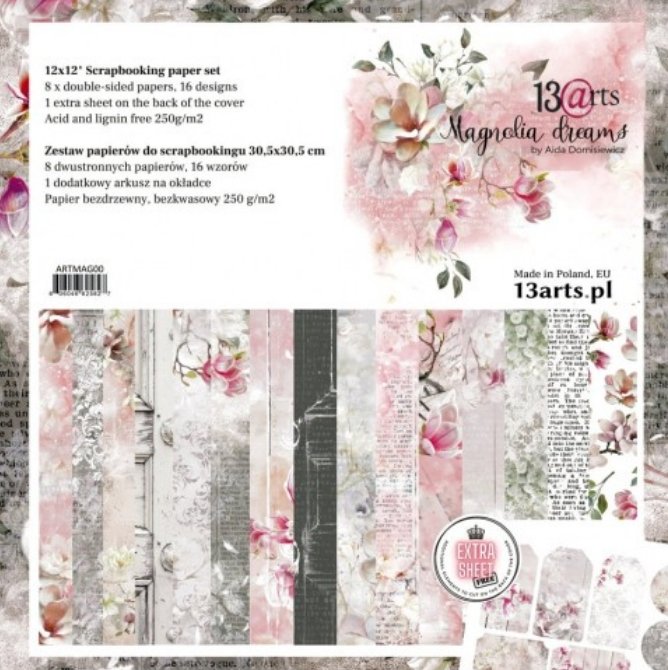 13 @rts - MAGNOLIA DREAMS Paper Set 12x12 Inch 13 @rts