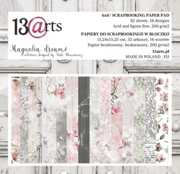13 @rts - MAGNOLIA DREAMS Paper Set 6x6 Inch 13 @rts