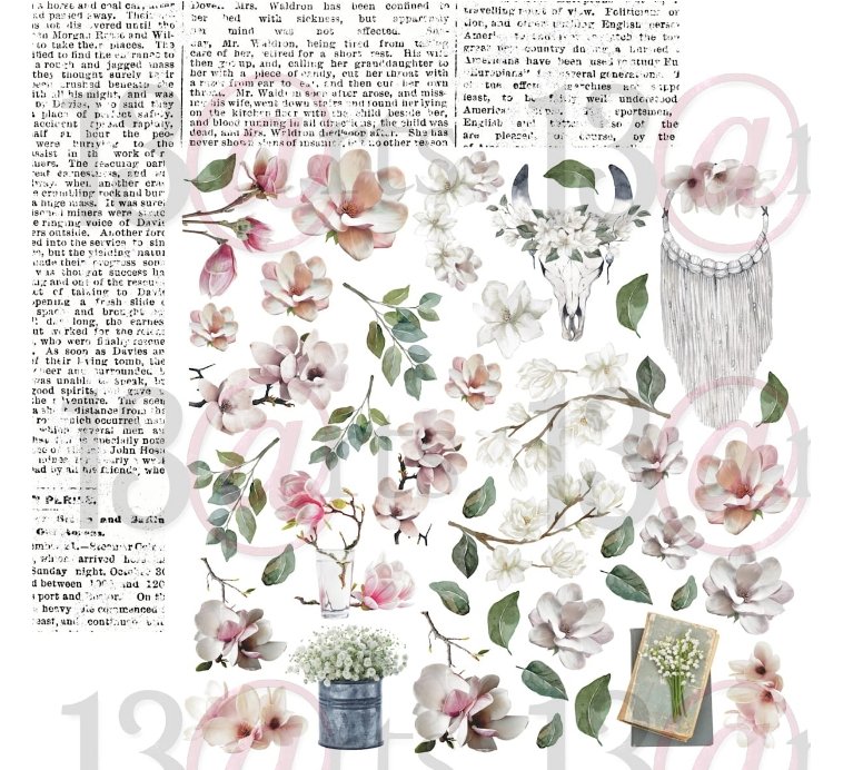 13 @rts - MAGNOLIA DREAMS Paper Set 6x6 Inch 13 @rts