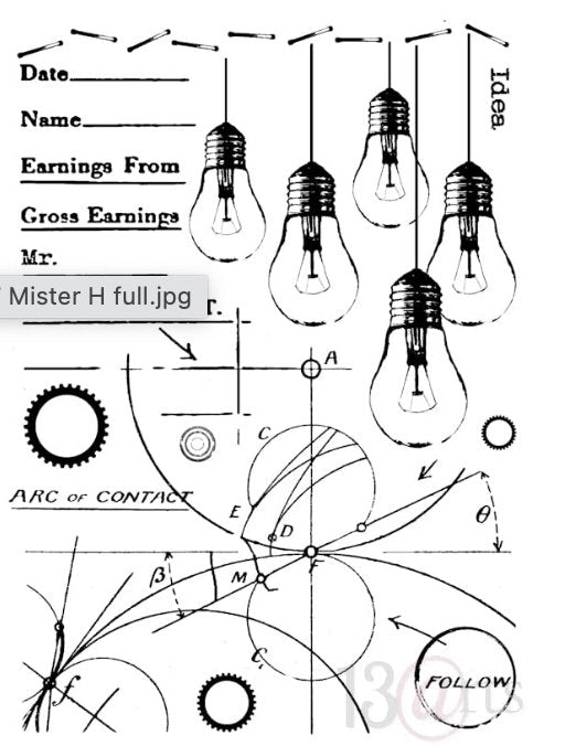 13 @rts - Stamp MR HANDSOME - A7 13 @rts