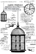 13 @rts - Stamp THE CAGE- A6 13 @rts