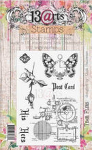 13 @rts - Stamp TIME FLIES - Design by Olga Heldwein 13 @rts