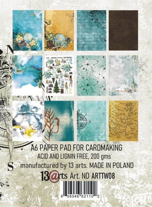 13 @rts - TRAVEL THE WORLD Paper Pad A6 13 @rts