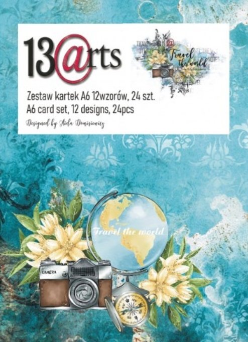 13 @rts - TRAVEL THE WORLD Paper Pad A6 13 @rts