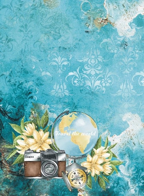 13 @rts - TRAVEL THE WORLD Paper Pad A6 13 @rts