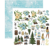 13 @rts - TRAVEL THE WORLD Paper Set 12x12 Inch 13 @rts