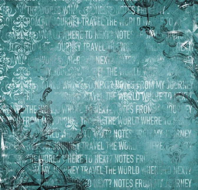 13 @rts - TRAVEL THE WORLD Paper Set 6x6 Inch 13 @rts