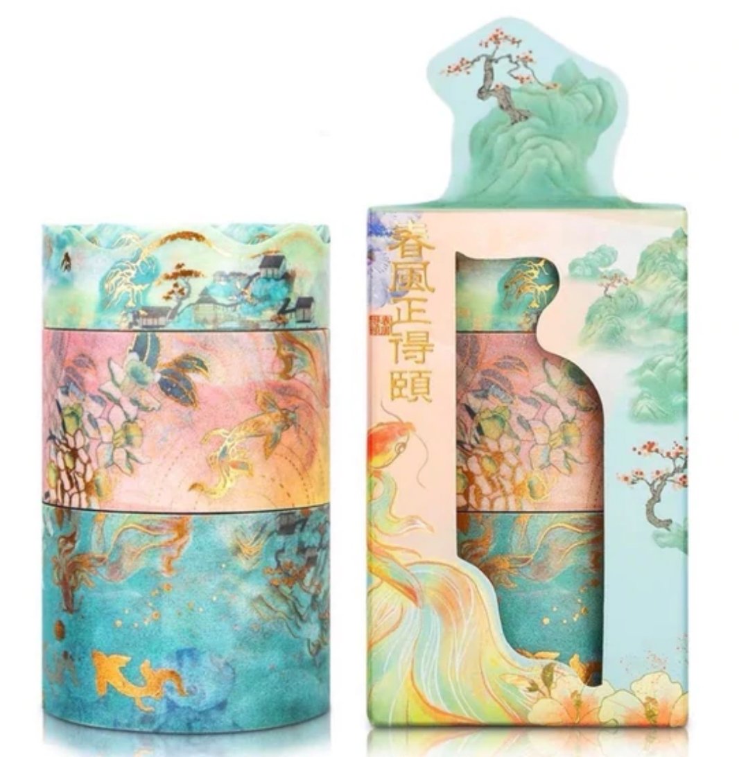 3 Piece Phoenix Reborn Gilded Washi Tape Set Washi Tape Shop