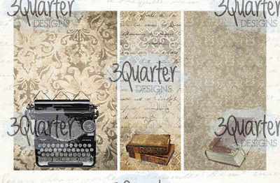 Vintage Man - Card Collection - 3Quarter Designs