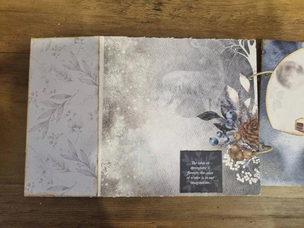 3Quarter Designs - Mini Album Base Kit - Enchanted Winter - Messy Papercrafts