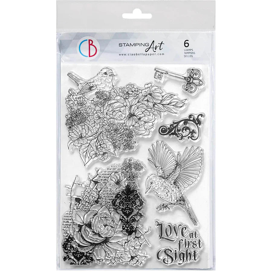Clear Stamp Set - Love at First Sight - 6x8 - Ciao Bella