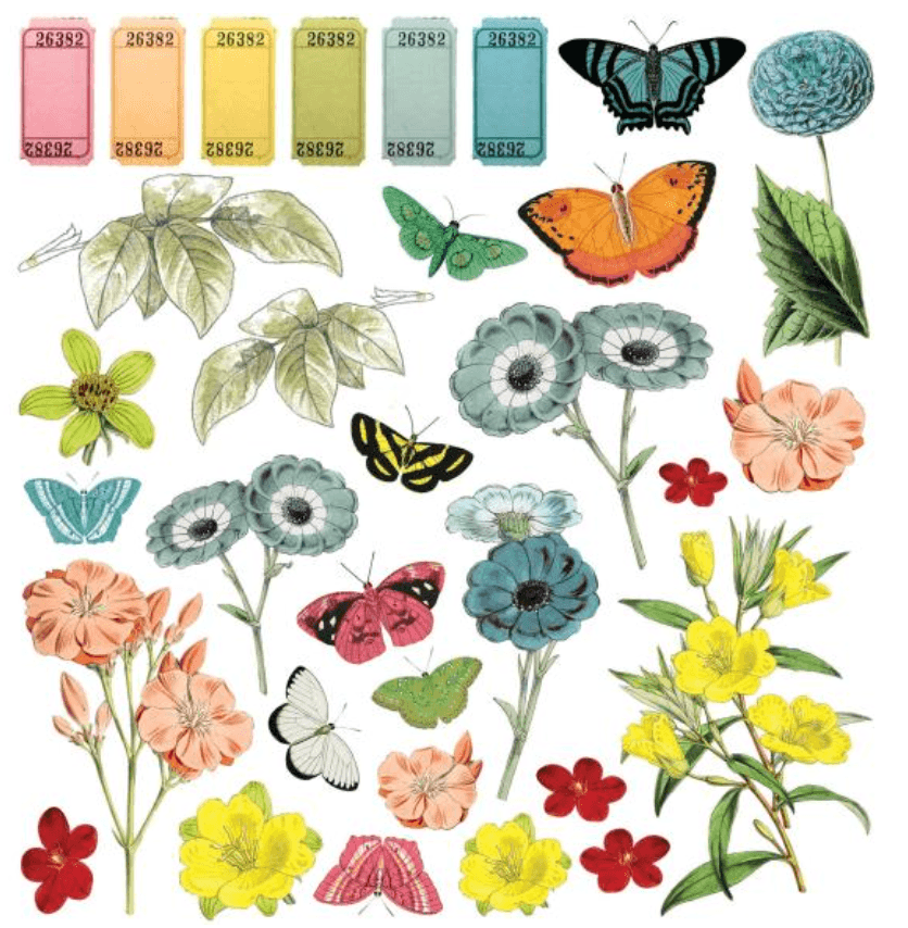 49 and Market - Spectrum Sherbet Classic Collection - 12x12 Inch - Messy Papercrafts