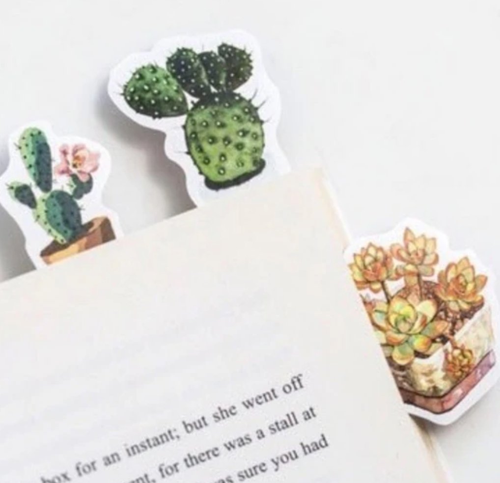 50 Piece Succulents Delight Planner Stickers Washi Tape Shop