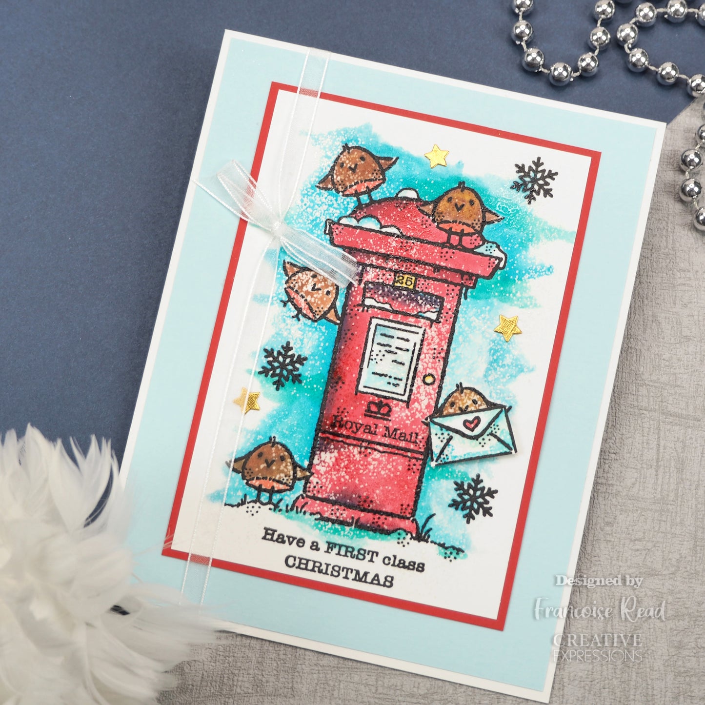 Robin Post - Clear Stamp - Woodware Craft Collection - 4X6
