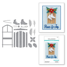 Winter Welcome Sled - Cutting Dies - Spellbinders