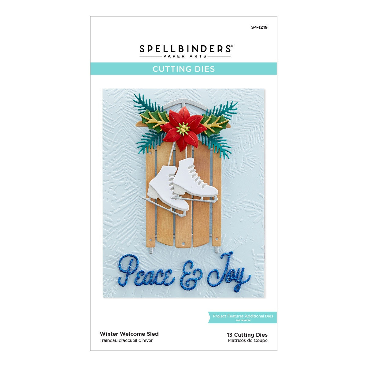Winter Welcome Sled - Cutting Dies - Spellbinders