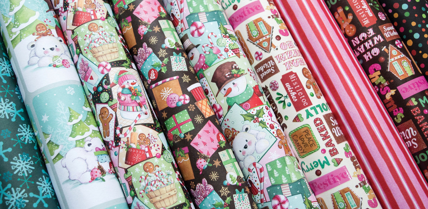 Paper Pad 6x6 - 40 Pages - Double Sided - Candy Christmas - Craft Consortium