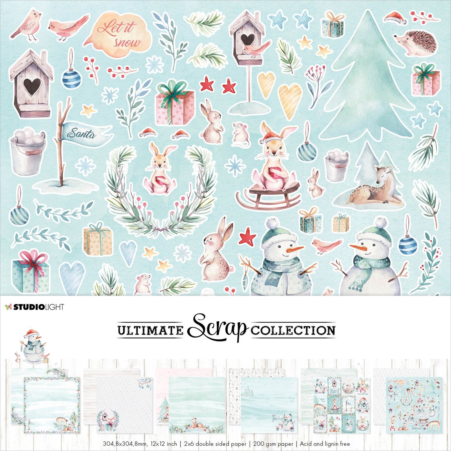 12X12 Paper Pad - ULTIMATE SCRAP PAPER NR11 - Studio Light