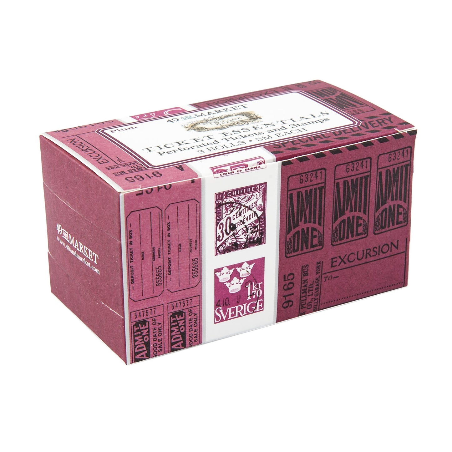 Ticket Essentials - Plum - 49 And Market