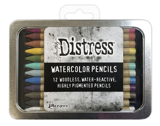 Watercolor Pencils - Set 1 - Tim Holtz Distress - 12/Pkg