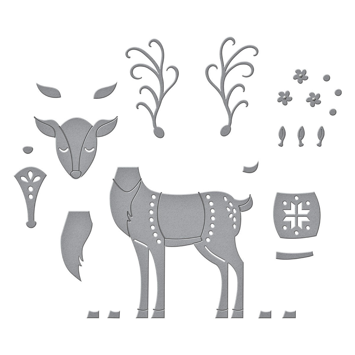 Dies - Magical Deer - Winter Tales - Spellbinders by Zsoka Marko