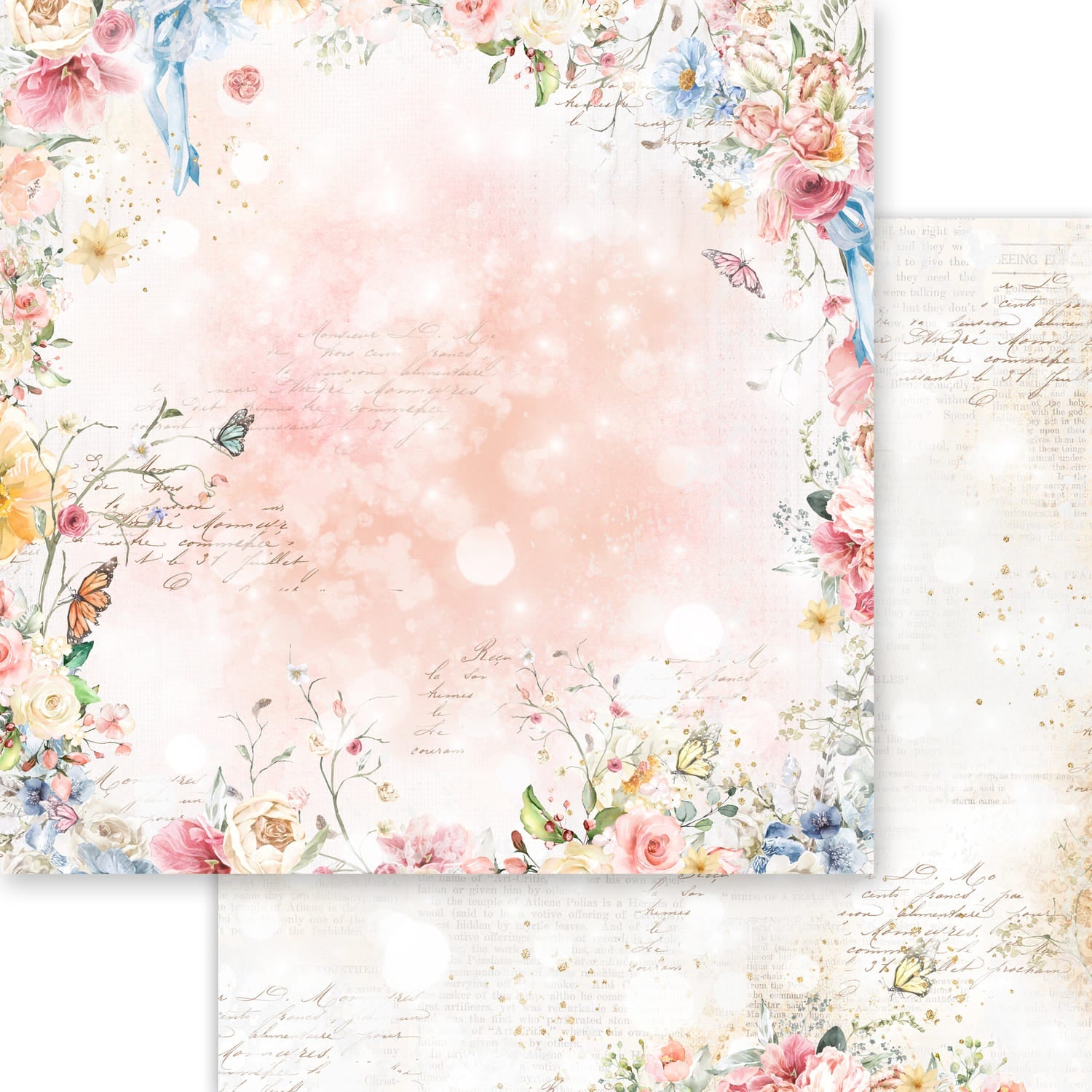 6x6 - Dusty Rose - Asuka Studio - Double Sided Paper