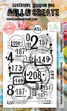 AALL and Create - Round Digits - A6 - Designer Tracy Evans - Clear Stamp Set - #755
