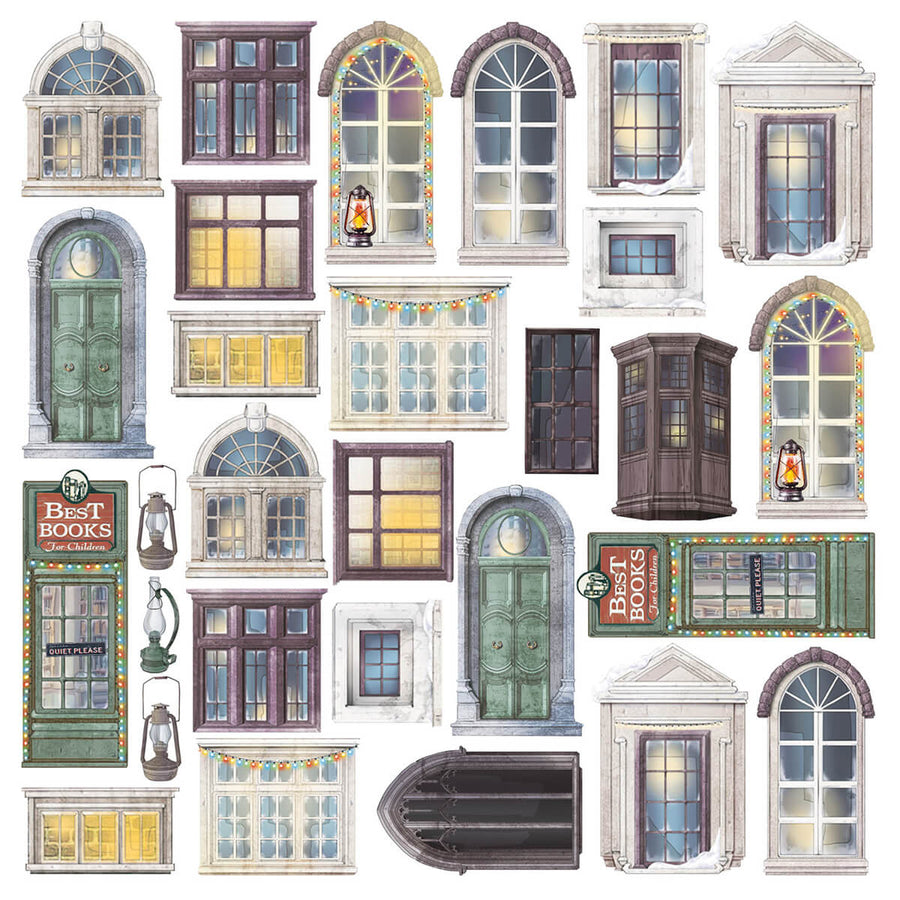 6x6 London's Calling - Fussy Cut Pad - 24/Pkg + 1 Free deluxe sheet - Ciao Bella
