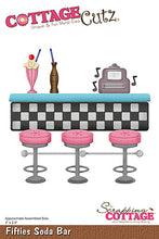 4x6 Fifties Soda Bar - Die - Cottage Cutz