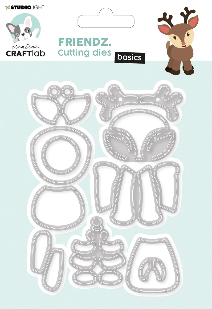 5x3 Cutting Die - Reindeer Rudi - Friendz - Studio Light