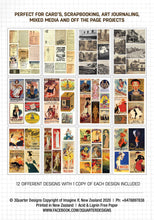 A5 - From The Archives - Ephemera Fussy Cutting Pack - 3 Quarter Designs