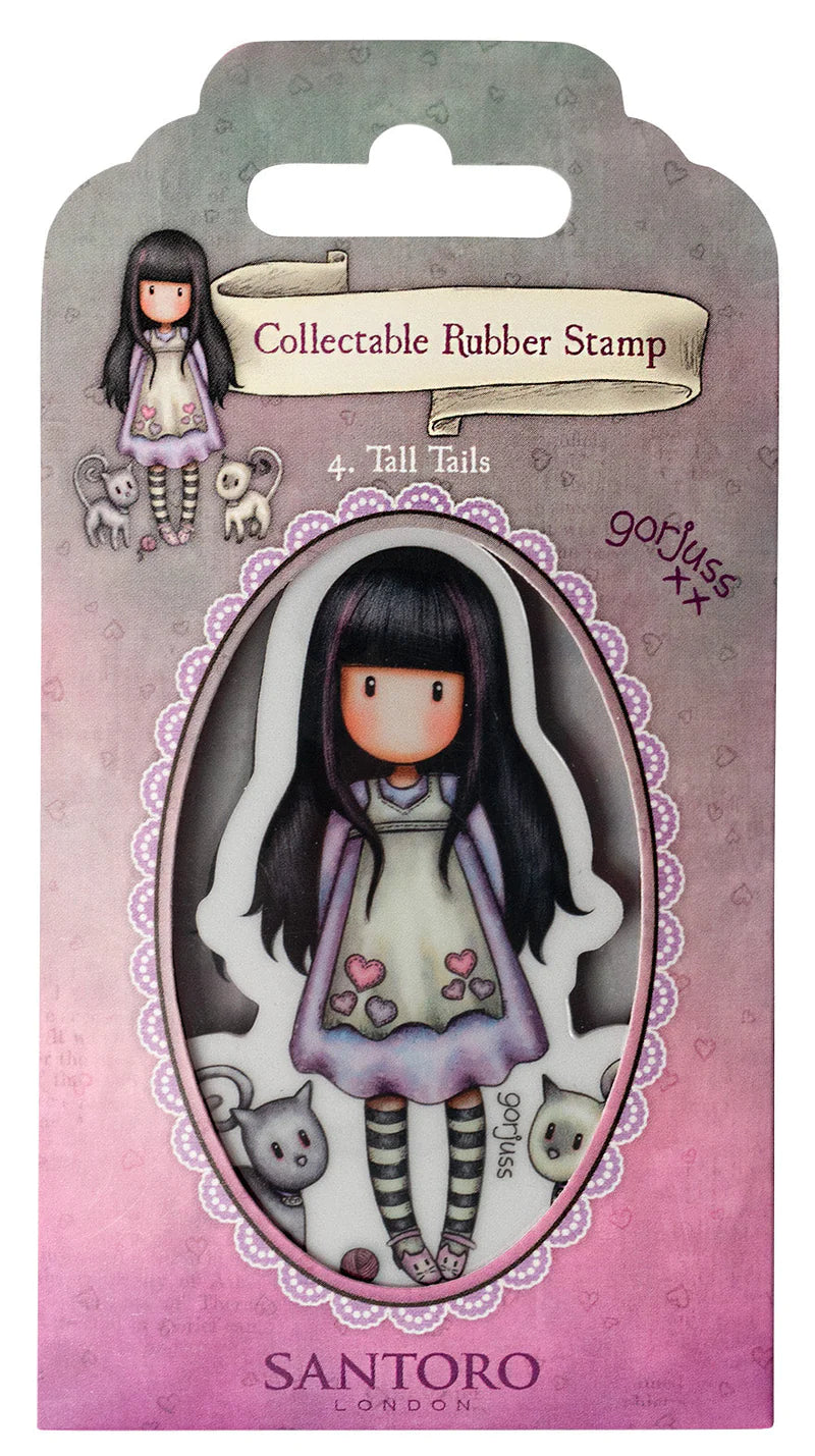 Tall Tails - Gorjuss - 2.2 x 3.5 inch Cling Stamp - Studio Light