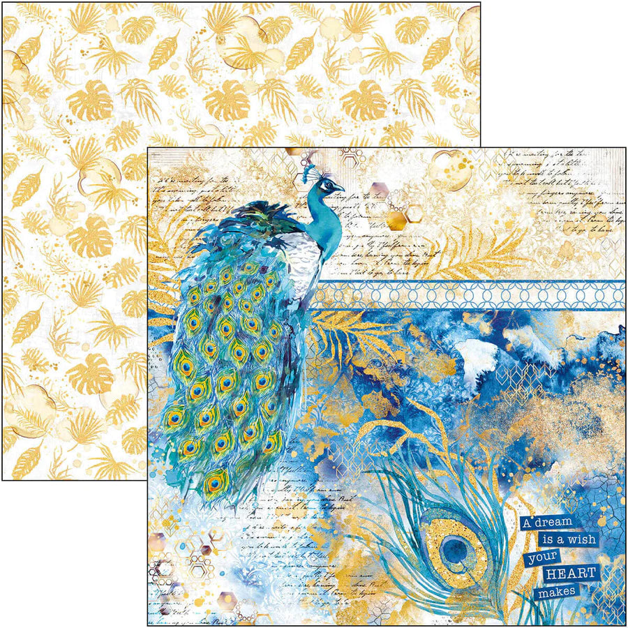 12x12 - Indigo - Paper Pad - 12/Pkg - Ciao Bella