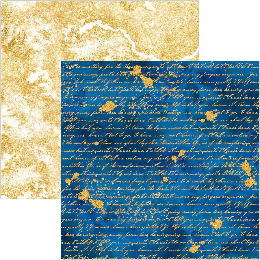 12x12 - Indigo - Paper Pad - 12/Pkg - Ciao Bella
