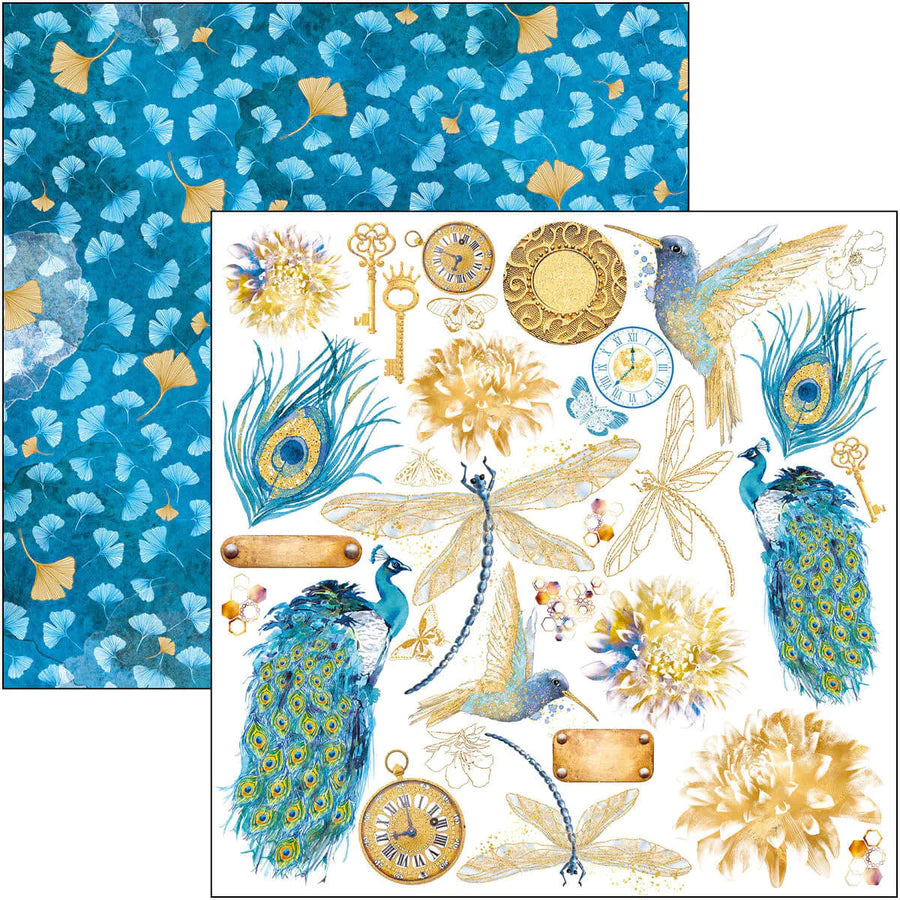 12x12 - Indigo - Paper Pad - 12/Pkg - Ciao Bella