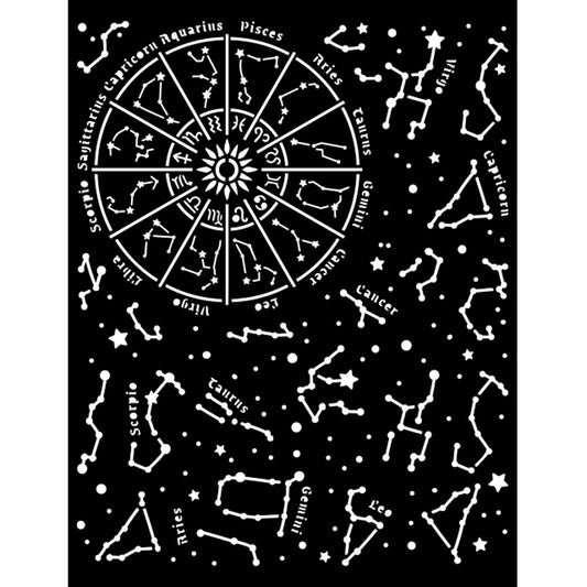 Cosmos Infinity - Stencil - Constellation - 8X10 Inch - Stamperia