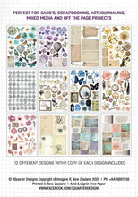A5 - Lovely Ladies - Ephemera Fussy Cutting Pack - 3 Quarter Designs