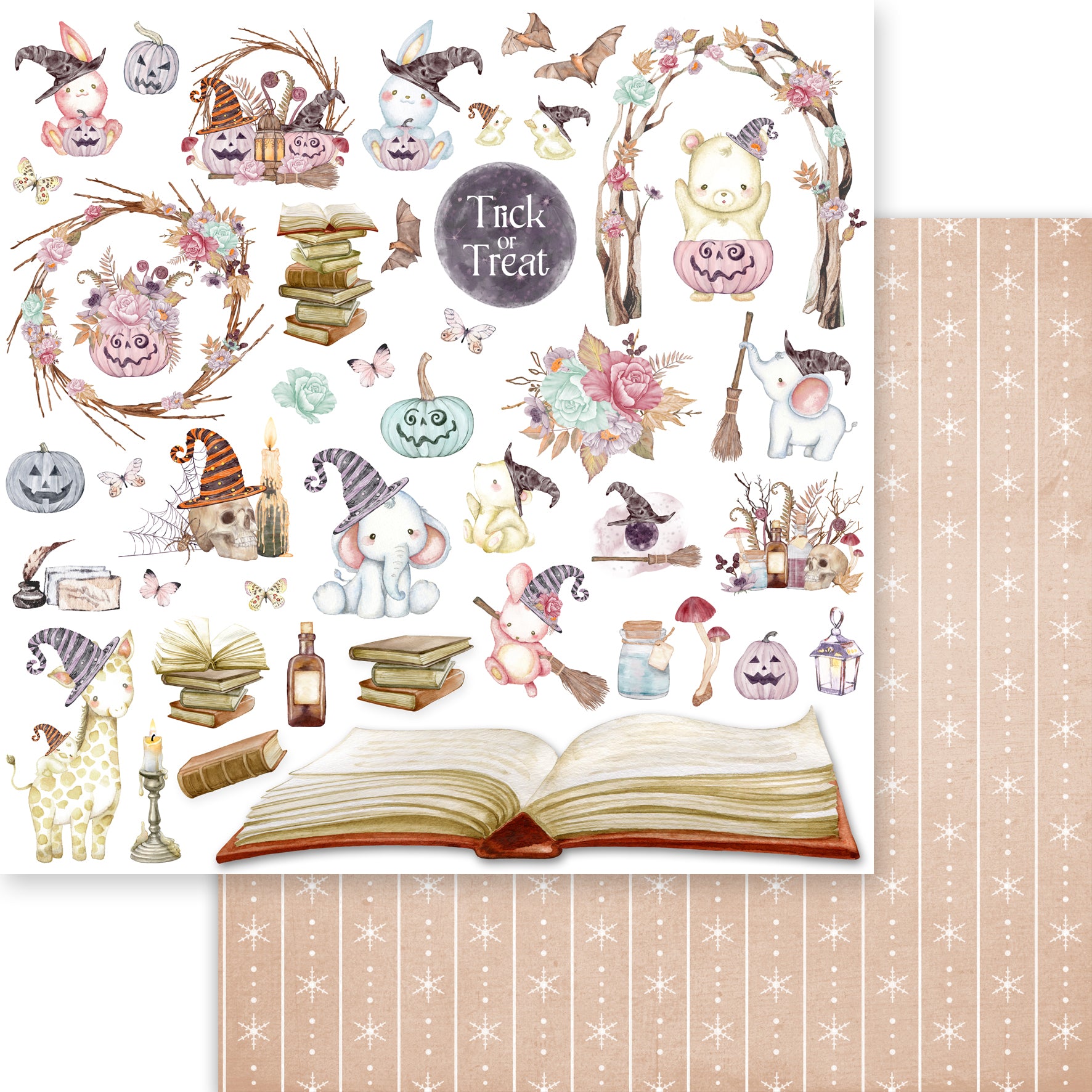 12x12 Paper Bundle Deal - Halloween in Dreamland - Asuka Studio