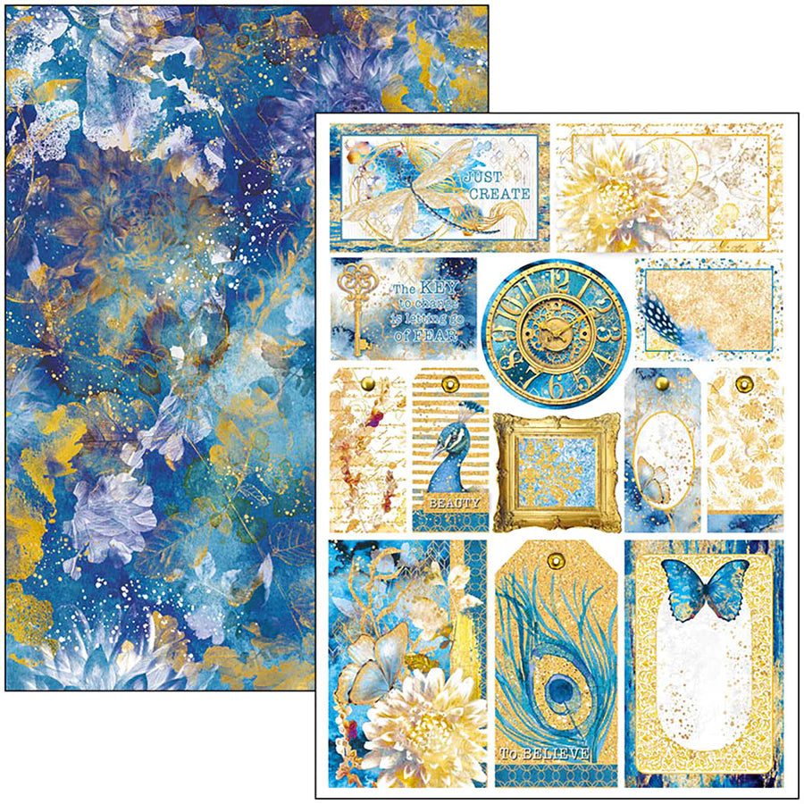 A4 - Indigo - Creative Paper Pad - 9/Pkg - Ciao Bella