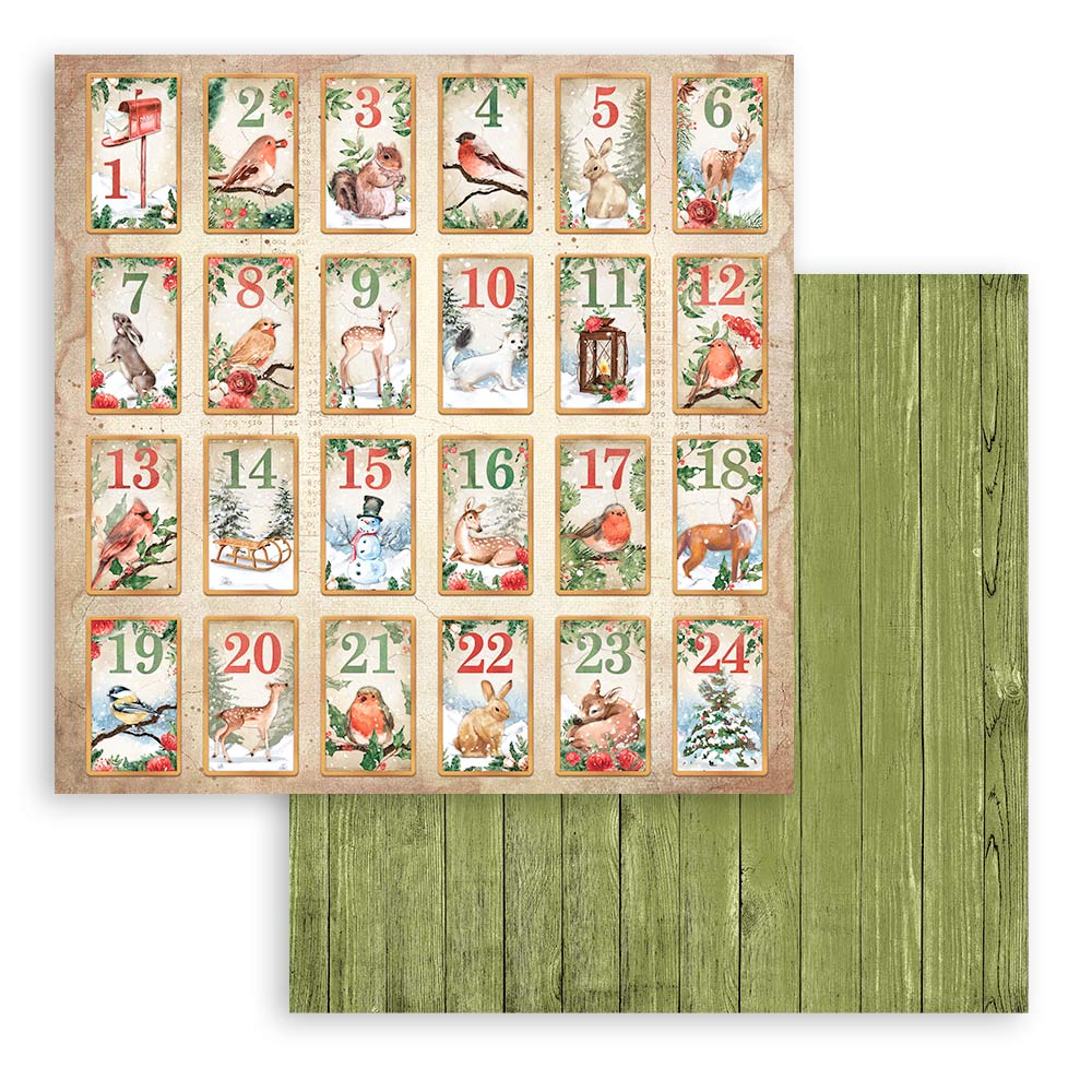 Home For The Holidays - 12x12 Inch - Double Sided Paper Pad  - Stamperia