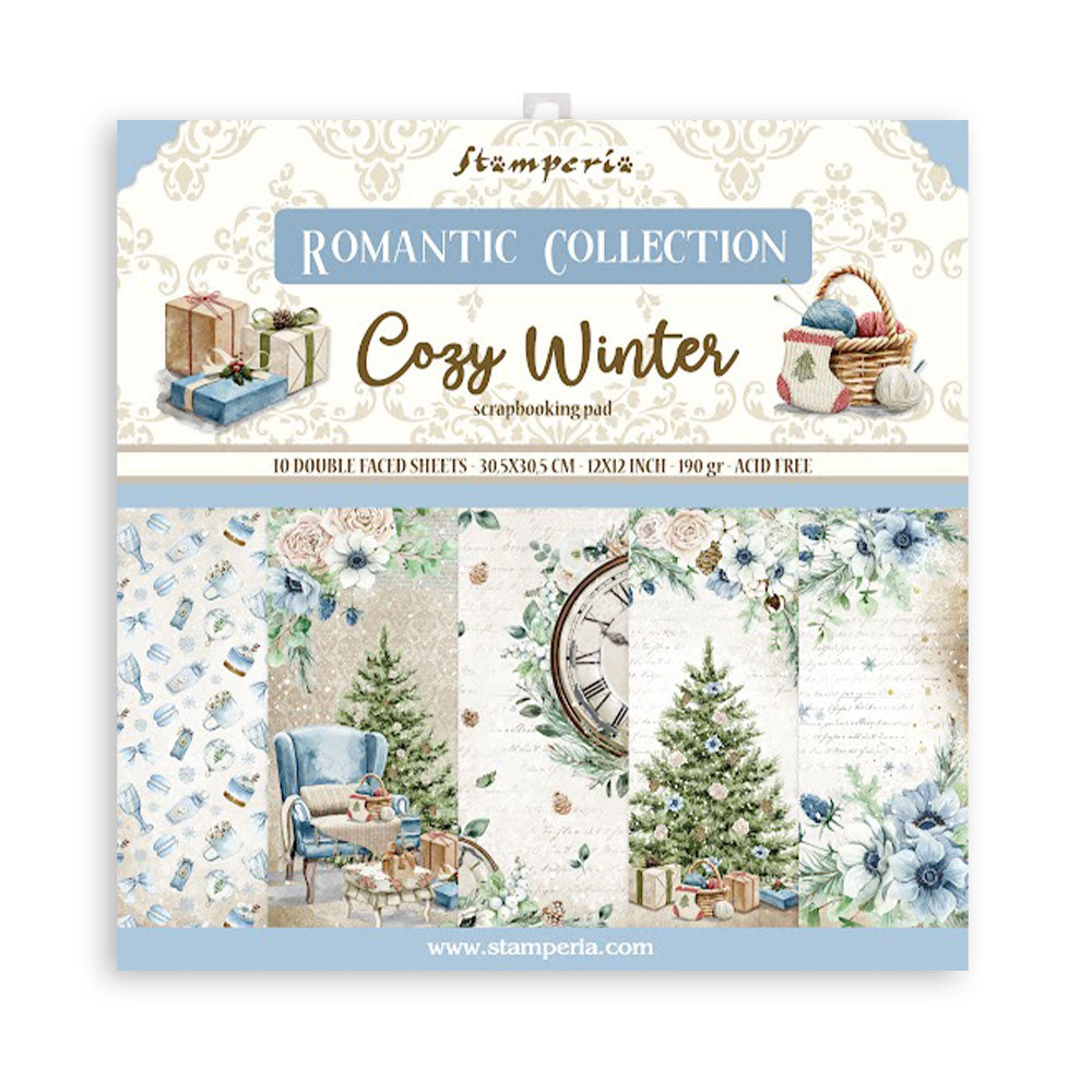 Cozy Winter -  12X12 Inch - Double Sided Paper Pad - Stamperia