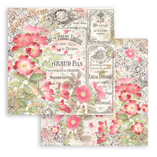6x6 Inch - Rose Parfum - Scrapbooking Pad - Stamperia