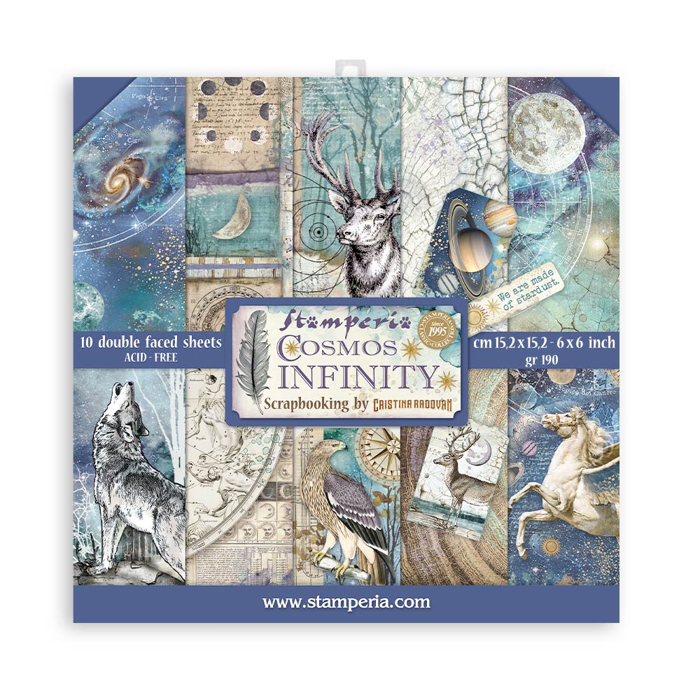Cosmos Infinity - Scrapbooking Pad 6x6 Inch - Stamperia