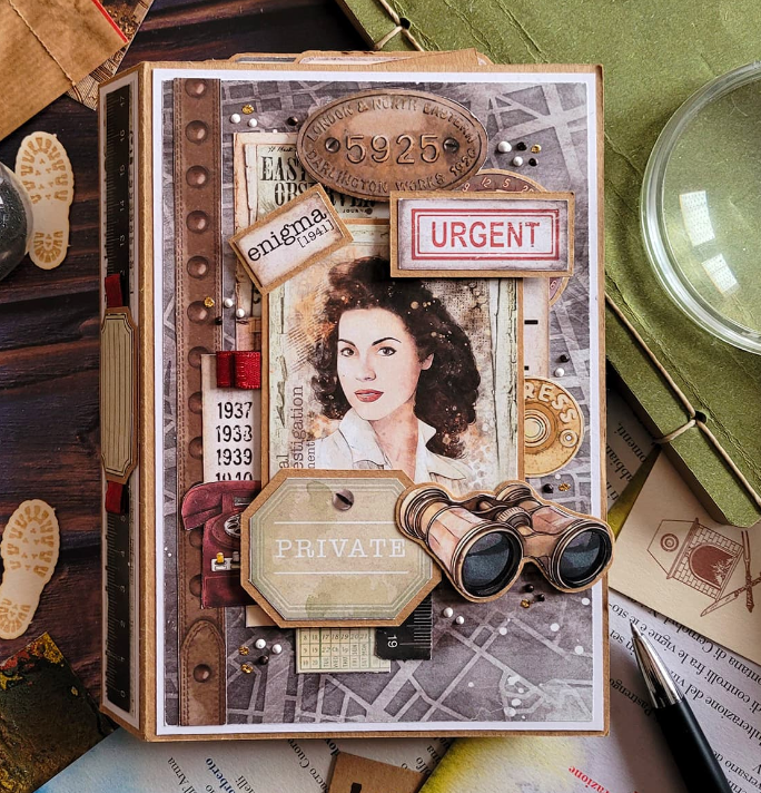 Ciao Bella - CONFIDENTIAL - Clear Stamp Set 6X8 Ciao Bella