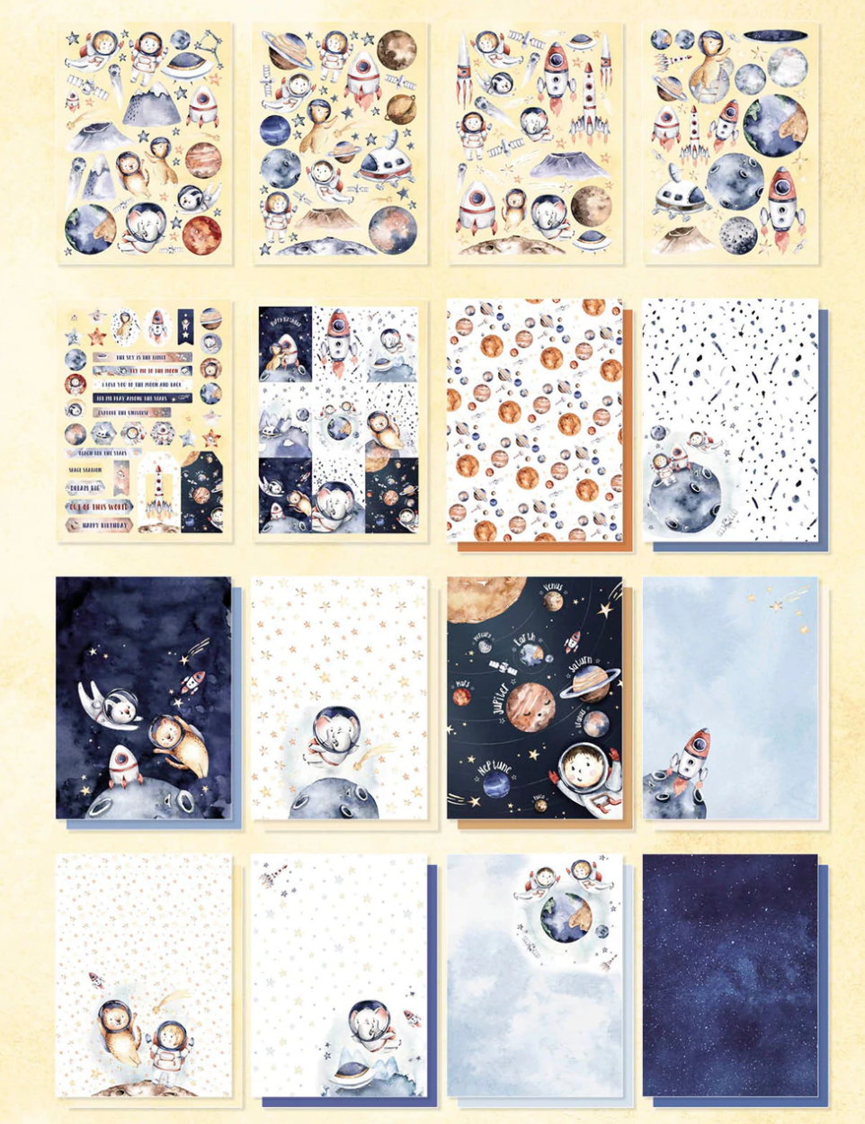 Studio Light - DIY Block Explore The Universe - A4 - Essentials Nr.17 Studiolight