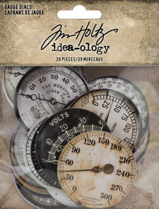 Die Cut Layers - Gauge Dials - Tim Holtz - Ideaology