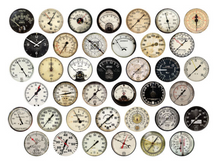 Die Cut Layers - Gauge Dials - Tim Holtz - Ideaology